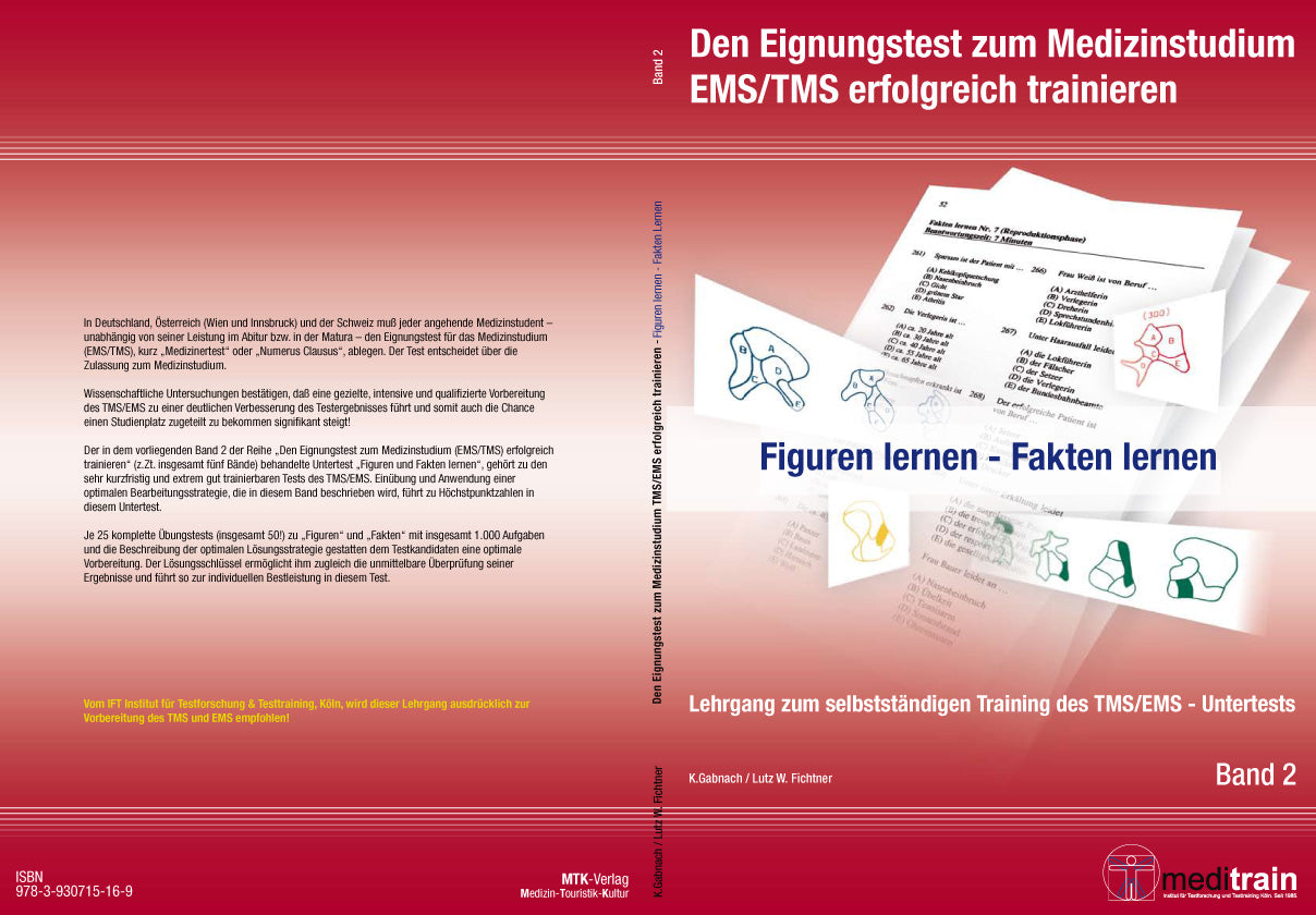 Band 2 - Den Eignungstest zum Medizinstudium erfolgreich trainieren - Figuren und Fakten lernen