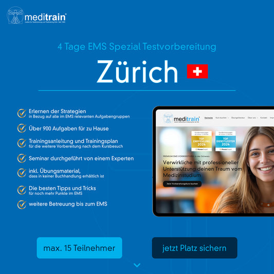4 Tage Spezial Training für den EMS (Numerus Clausus) | Zürich 27.-30.12.2024